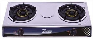 Portable Propane 2 Burner Gas Cooker Ngoài trời Camp Stove BBQ Grill / ZG-2055