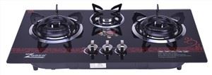 Kính cường lực Uy tín Trung Quốc Nhập khẩu 3 đầu đốt Mặt bếp Bếp ga / ZG-330
