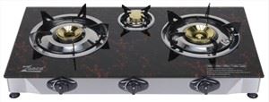 Ba đầu đốt thép kích thước khác nhau với khung thép không gỉ